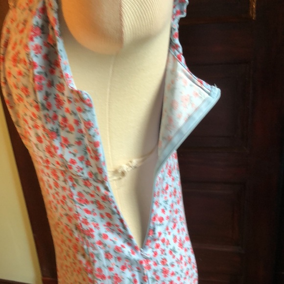 American Eagle 🦅 sundress med/midi/smocked in back/stretch strap makes ruffle - Picture 9 of 12